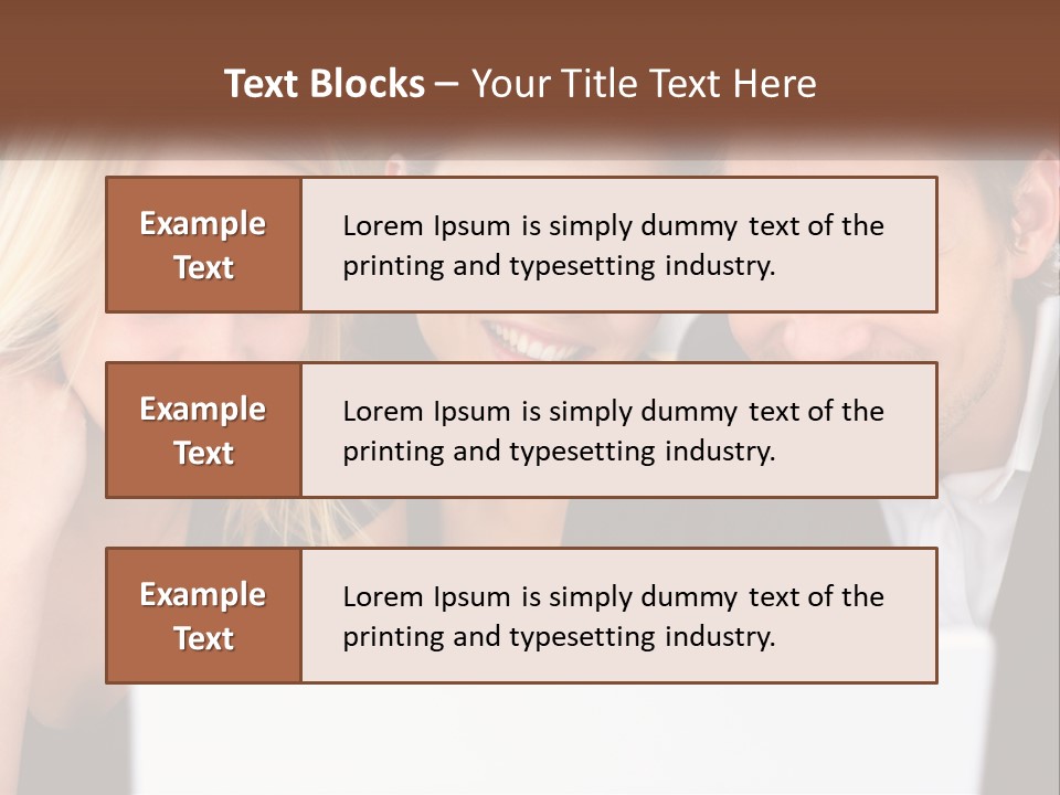 A Group Of People Looking At A Laptop Screen PowerPoint Template