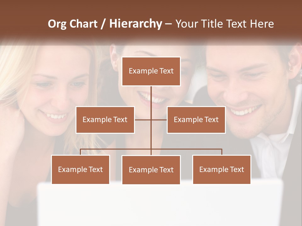 A Group Of People Looking At A Laptop Screen PowerPoint Template