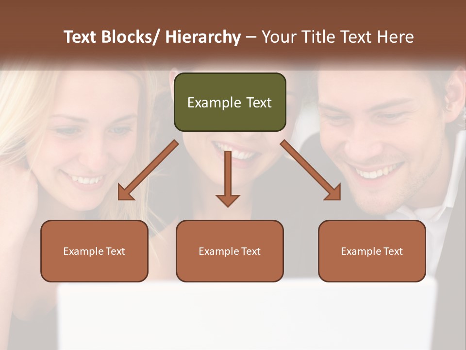 A Group Of People Looking At A Laptop Screen PowerPoint Template