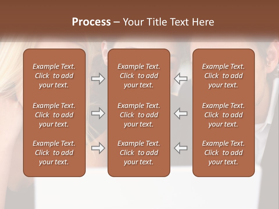 A Group Of People Looking At A Laptop Screen PowerPoint Template