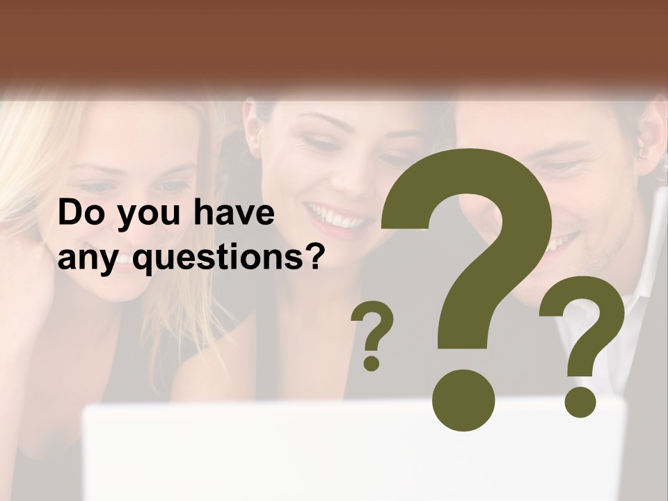 A Group Of People Looking At A Laptop Screen PowerPoint Template