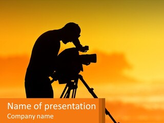 Production Lens Videographer PowerPoint Template