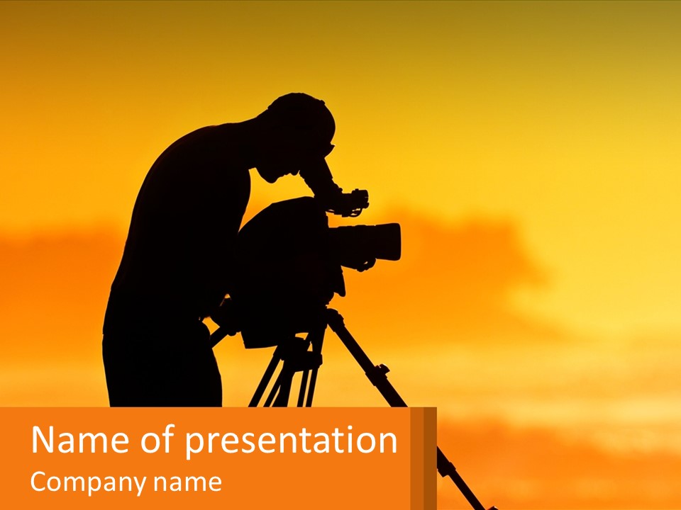 Production Lens Videographer PowerPoint Template