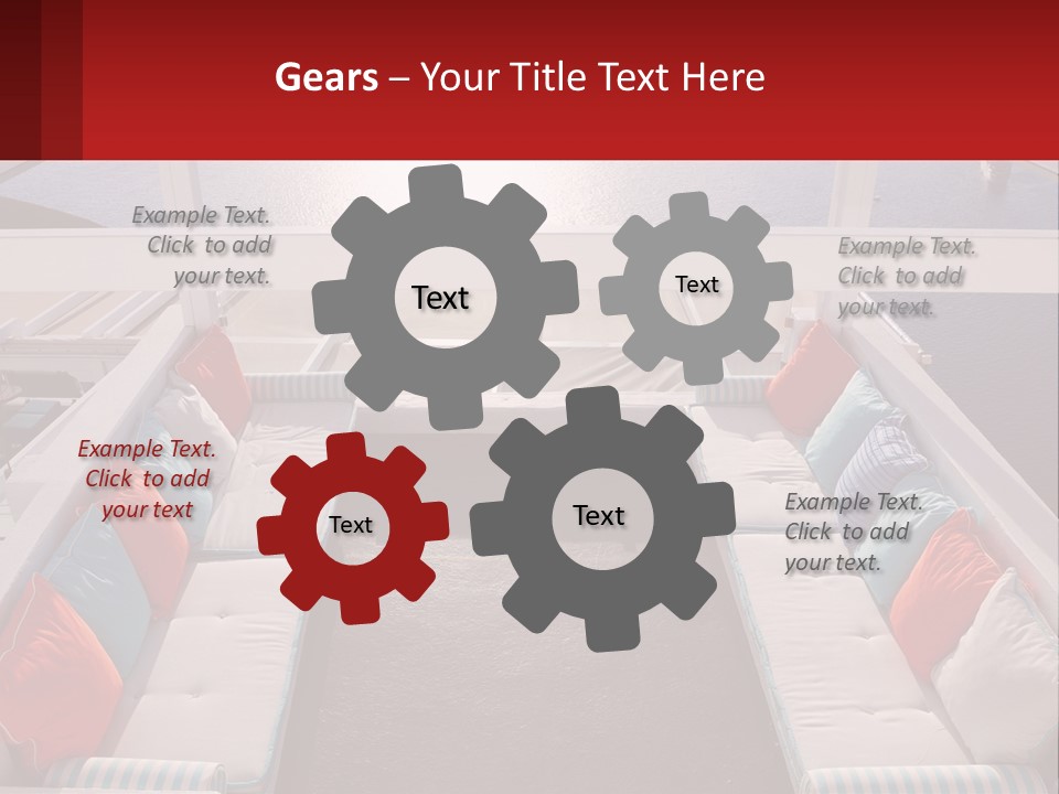 Office Santorini Space PowerPoint Template