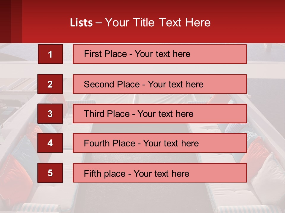 Office Santorini Space PowerPoint Template