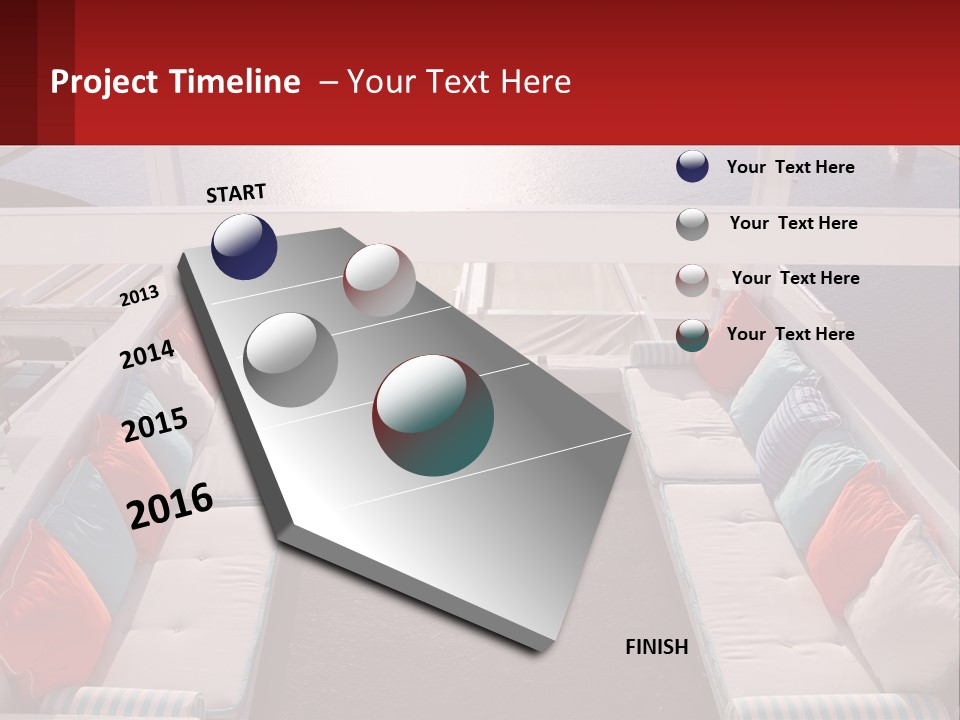 Office Santorini Space PowerPoint Template