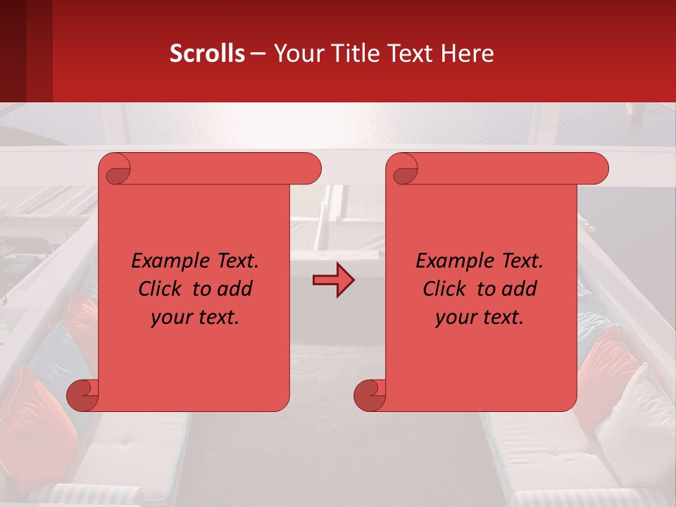 Office Santorini Space PowerPoint Template