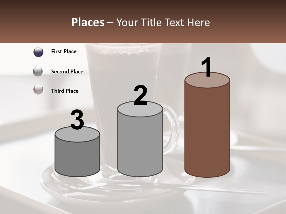 Spoon Cappuchino Espresso PowerPoint Template