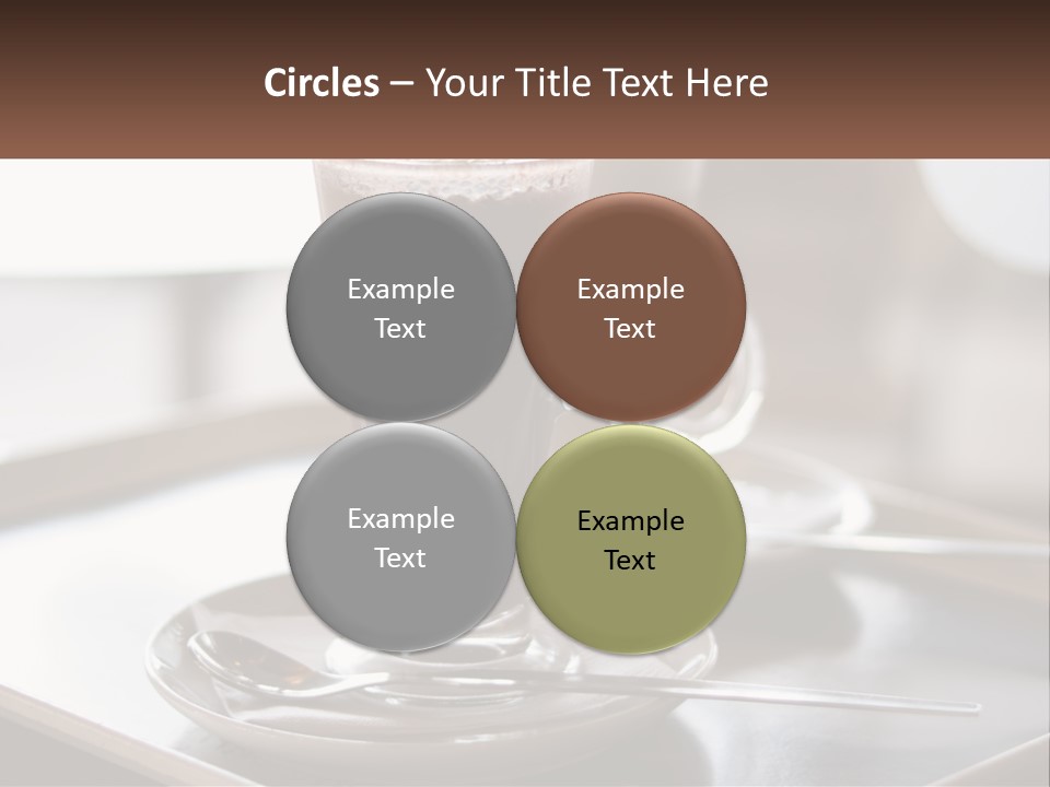 Spoon Cappuchino Espresso PowerPoint Template