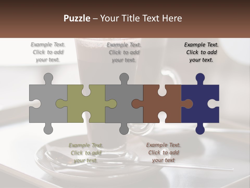 Spoon Cappuchino Espresso PowerPoint Template