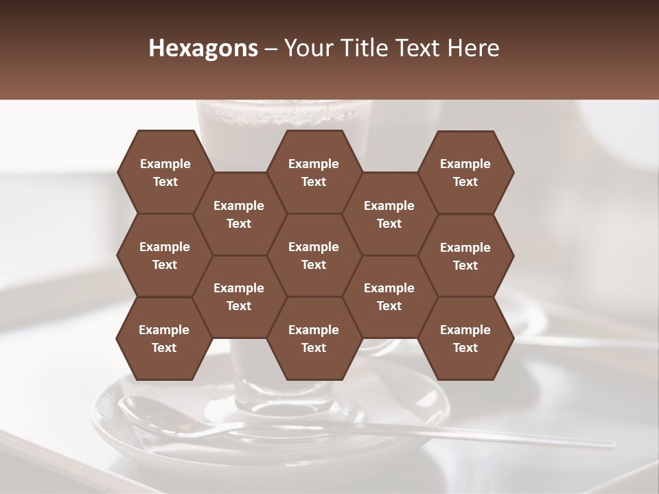 Spoon Cappuchino Espresso PowerPoint Template