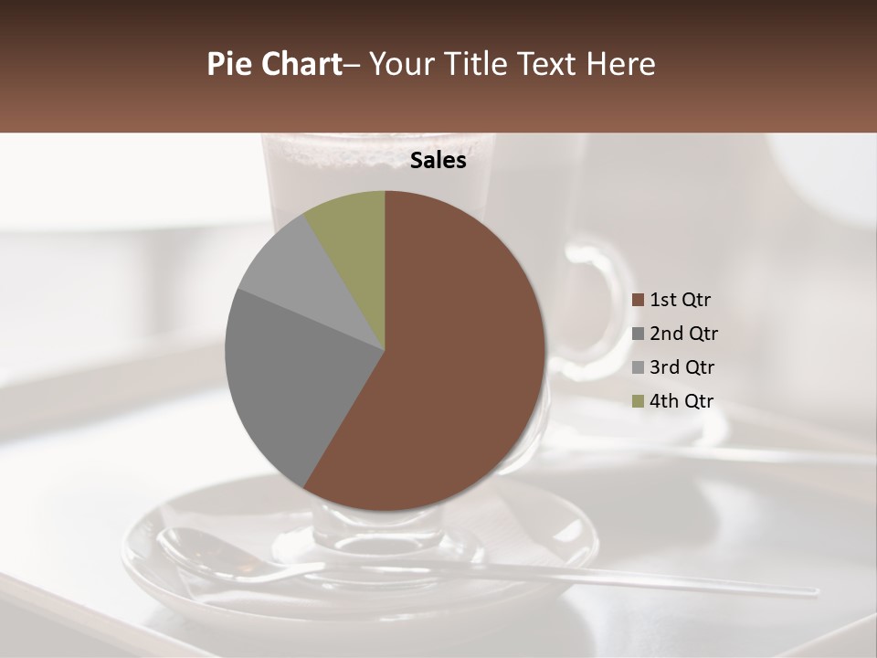 Spoon Cappuchino Espresso PowerPoint Template