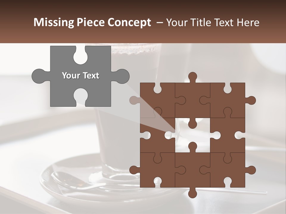 Spoon Cappuchino Espresso PowerPoint Template