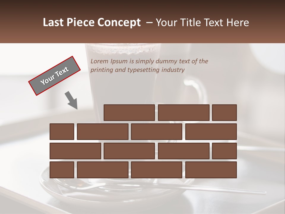 Spoon Cappuchino Espresso PowerPoint Template