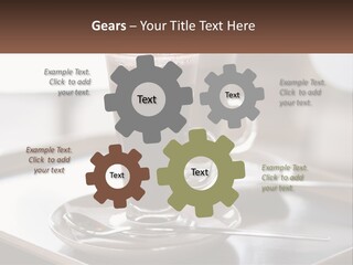 Spoon Cappuchino Espresso PowerPoint Template