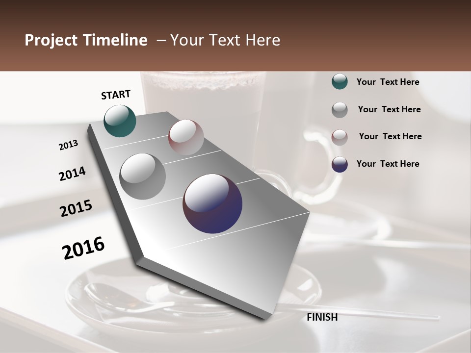 Spoon Cappuchino Espresso PowerPoint Template