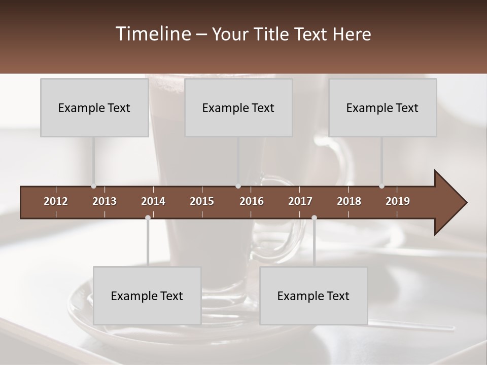 Spoon Cappuchino Espresso PowerPoint Template
