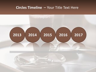Spoon Cappuchino Espresso PowerPoint Template