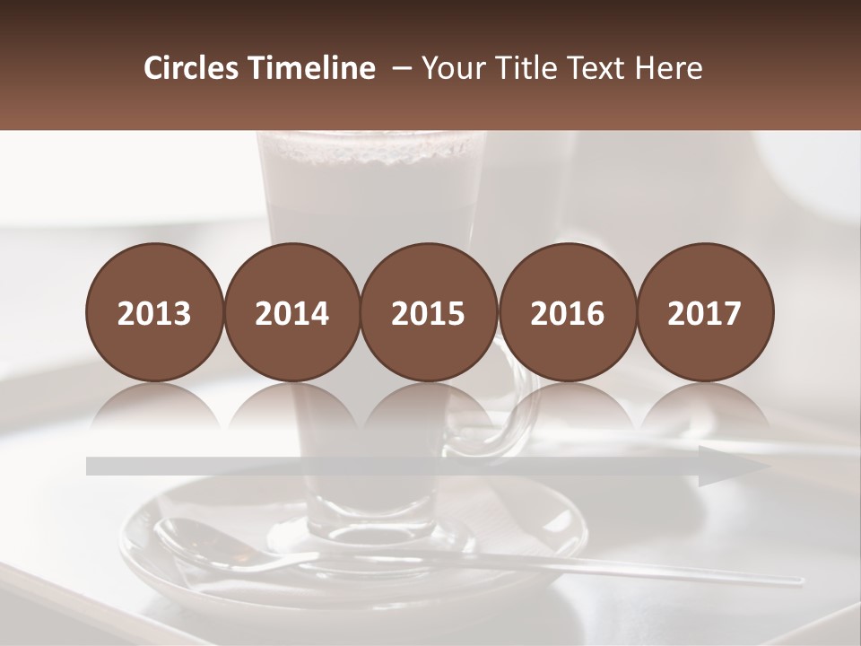 Spoon Cappuchino Espresso PowerPoint Template