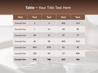 Spoon Cappuchino Espresso PowerPoint Template