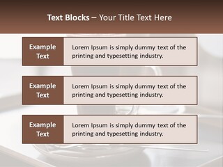 Spoon Cappuchino Espresso PowerPoint Template