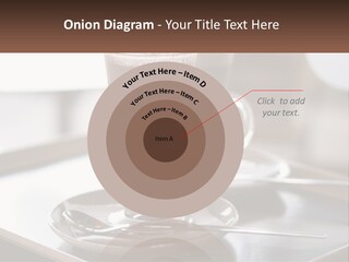 Spoon Cappuchino Espresso PowerPoint Template