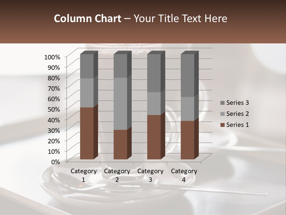 Spoon Cappuchino Espresso PowerPoint Template