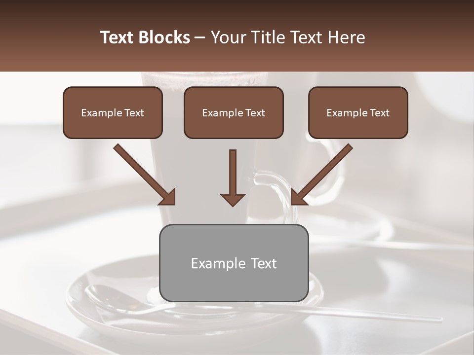 Spoon Cappuchino Espresso PowerPoint Template