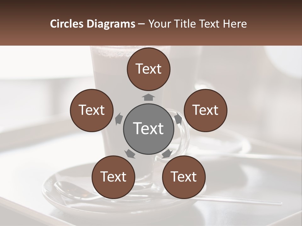 Spoon Cappuchino Espresso PowerPoint Template