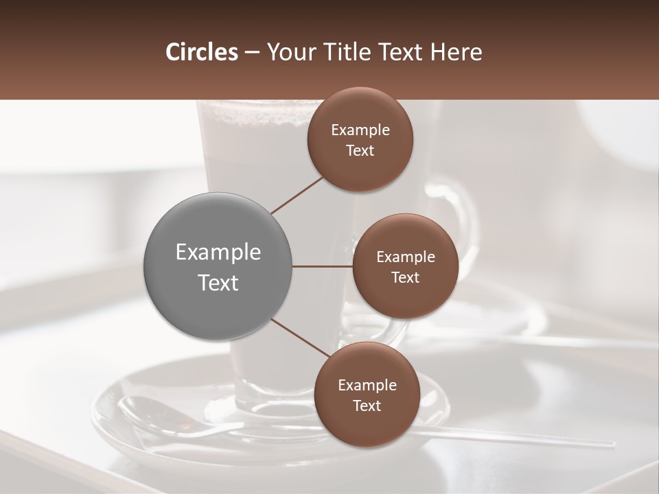 Spoon Cappuchino Espresso PowerPoint Template