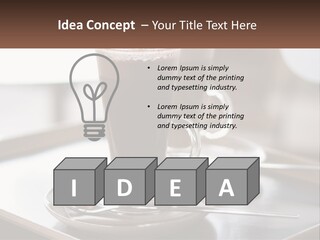 Spoon Cappuchino Espresso PowerPoint Template