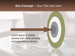Spoon Cappuchino Espresso PowerPoint Template