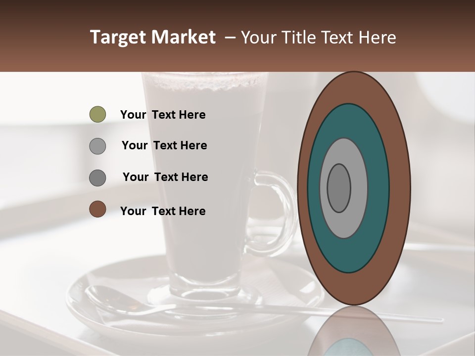 Spoon Cappuchino Espresso PowerPoint Template