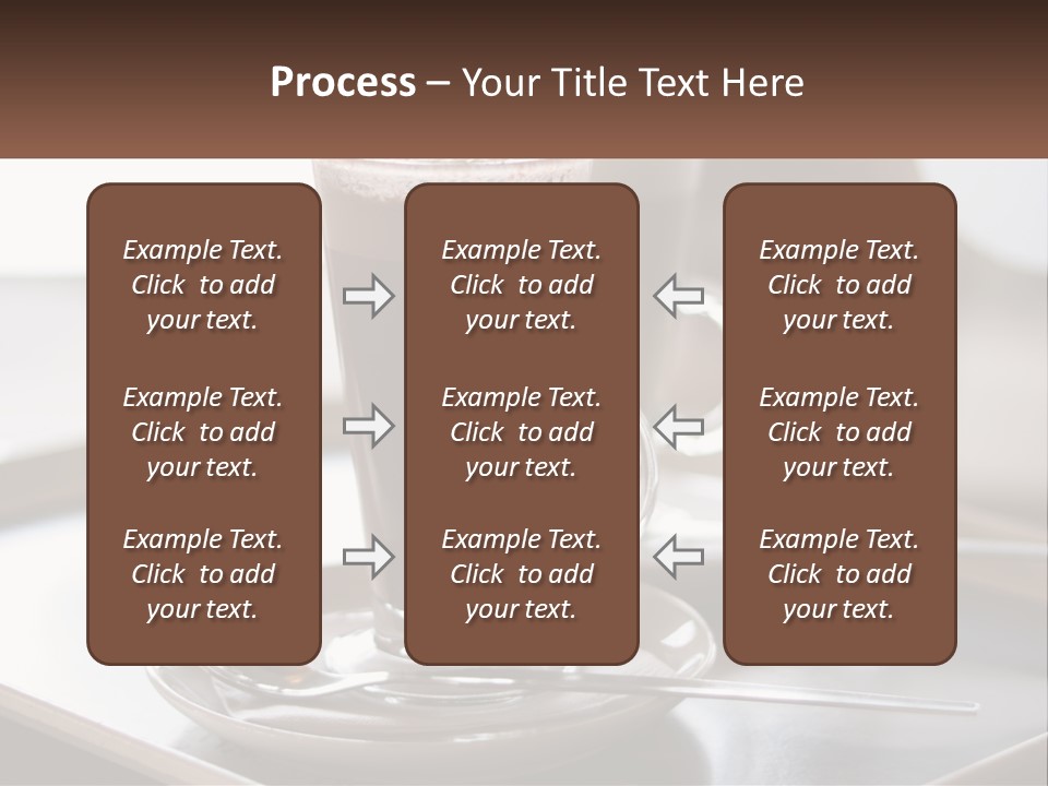 Spoon Cappuchino Espresso PowerPoint Template