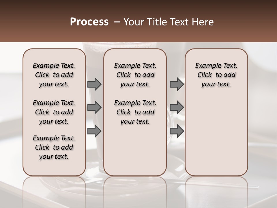 Spoon Cappuchino Espresso PowerPoint Template
