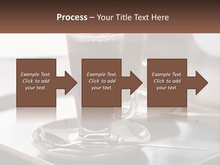 Spoon Cappuchino Espresso PowerPoint Template