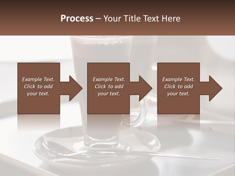 Spoon Cappuchino Espresso PowerPoint Template