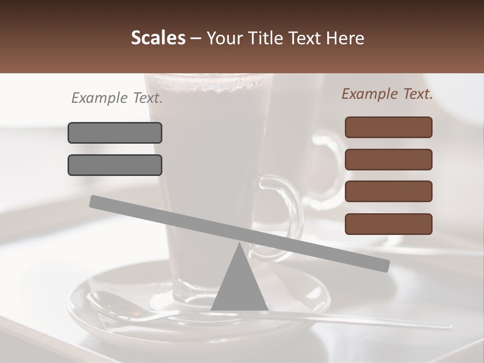 Spoon Cappuchino Espresso PowerPoint Template