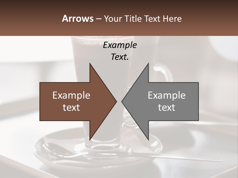 Spoon Cappuchino Espresso PowerPoint Template