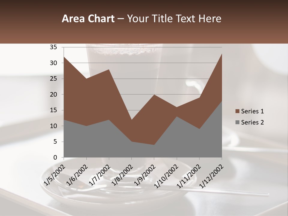 Spoon Cappuchino Espresso PowerPoint Template