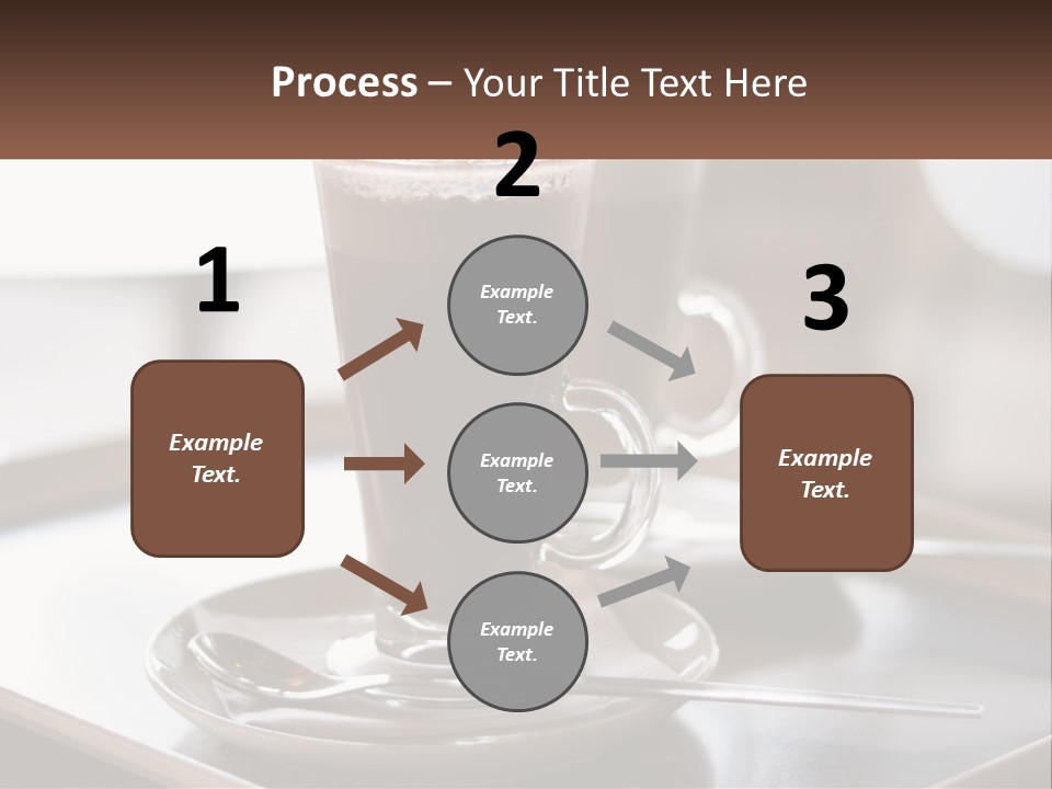 Spoon Cappuchino Espresso PowerPoint Template