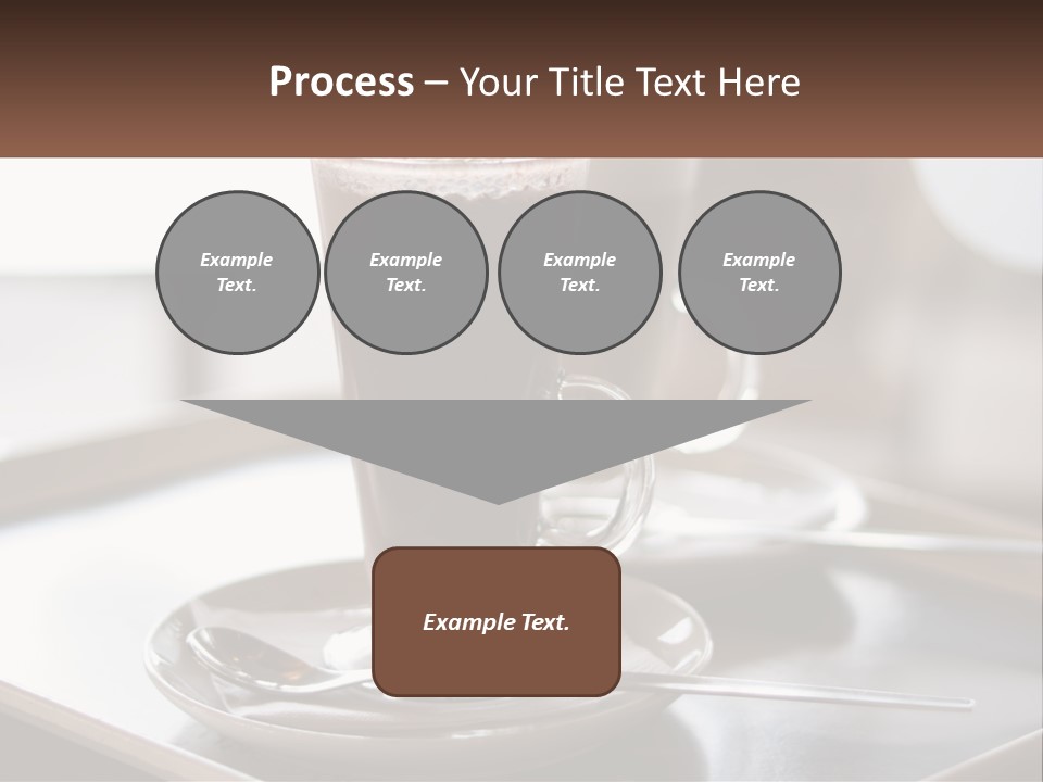 Spoon Cappuchino Espresso PowerPoint Template