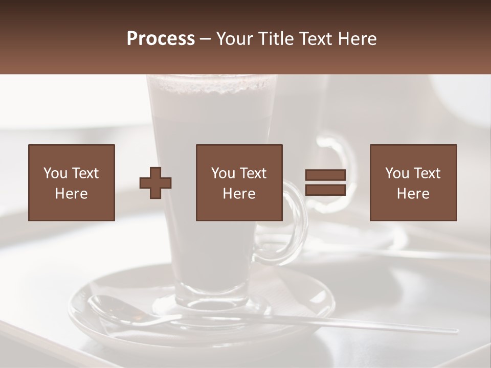 Spoon Cappuchino Espresso PowerPoint Template