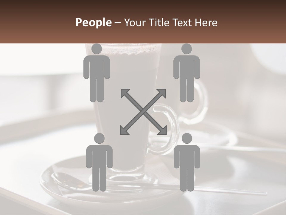 Spoon Cappuchino Espresso PowerPoint Template