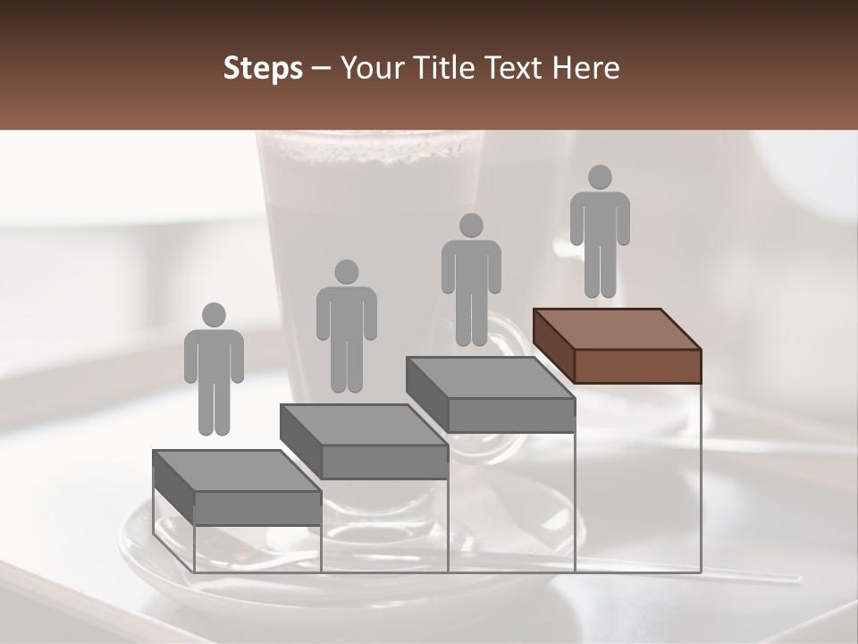 Spoon Cappuchino Espresso PowerPoint Template