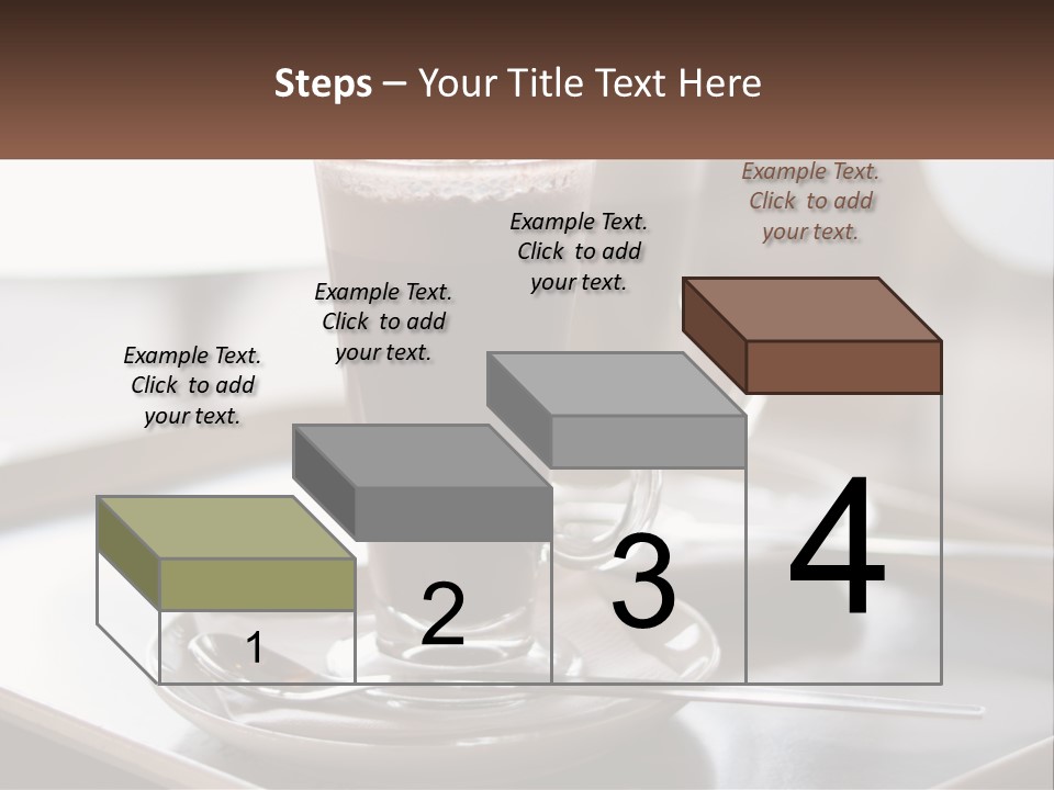 Spoon Cappuchino Espresso PowerPoint Template