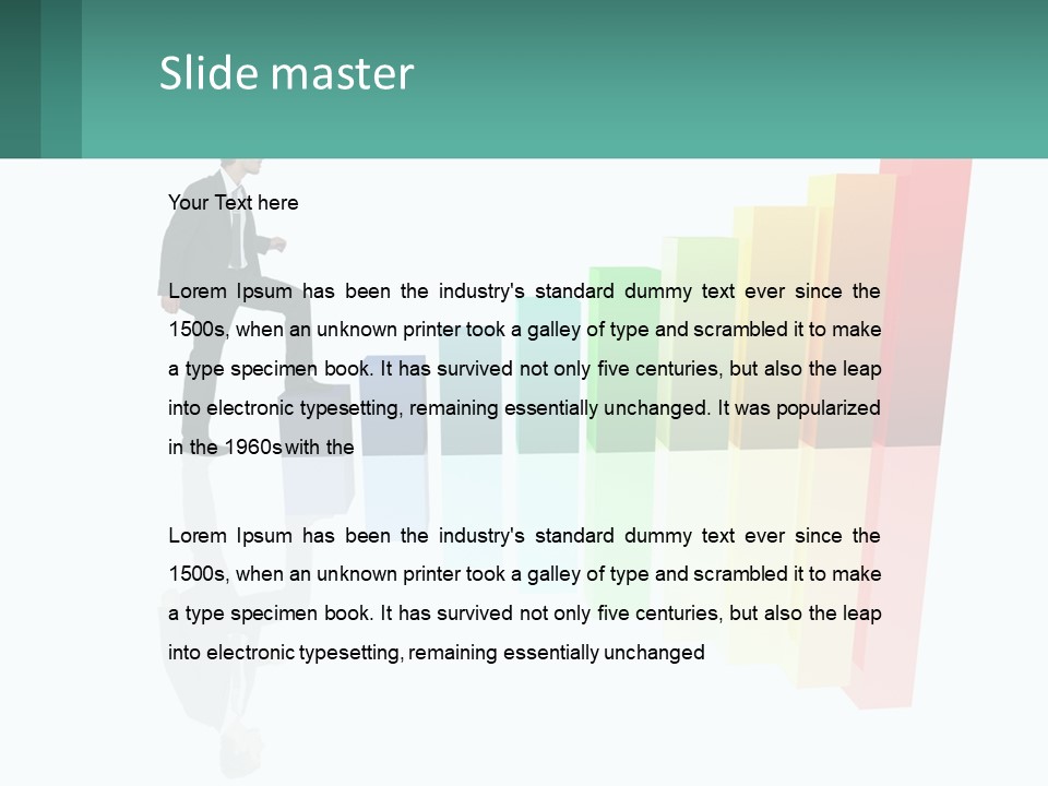 Teamwork Men Office PowerPoint Template