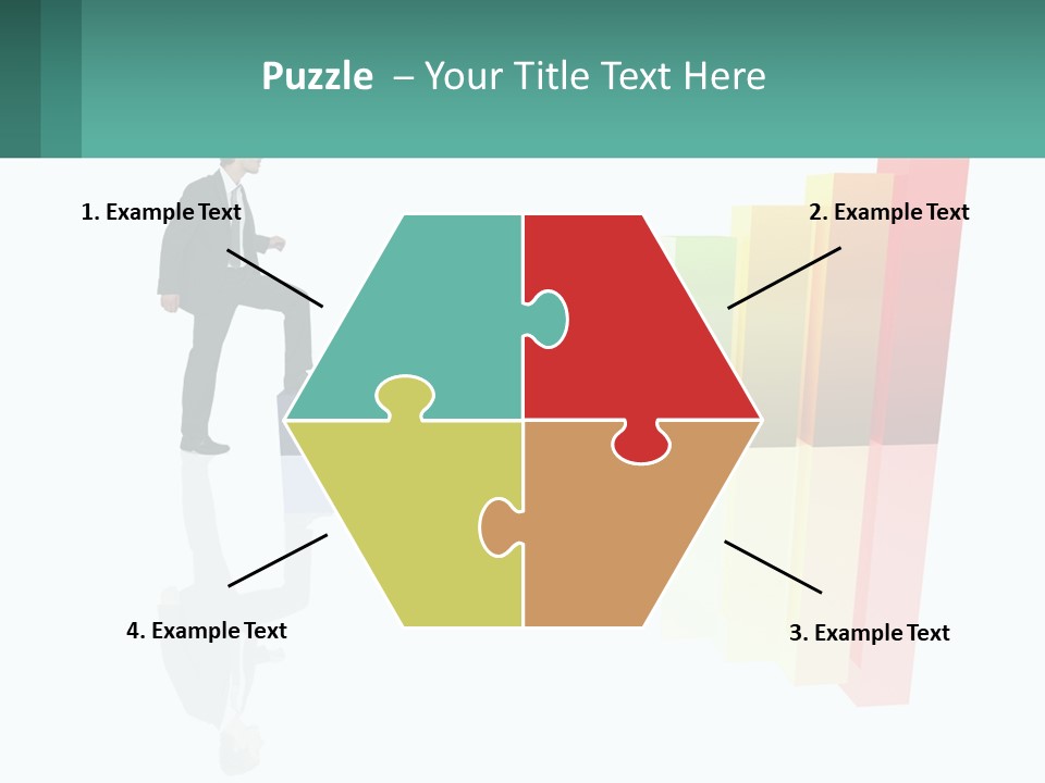 Teamwork Men Office PowerPoint Template