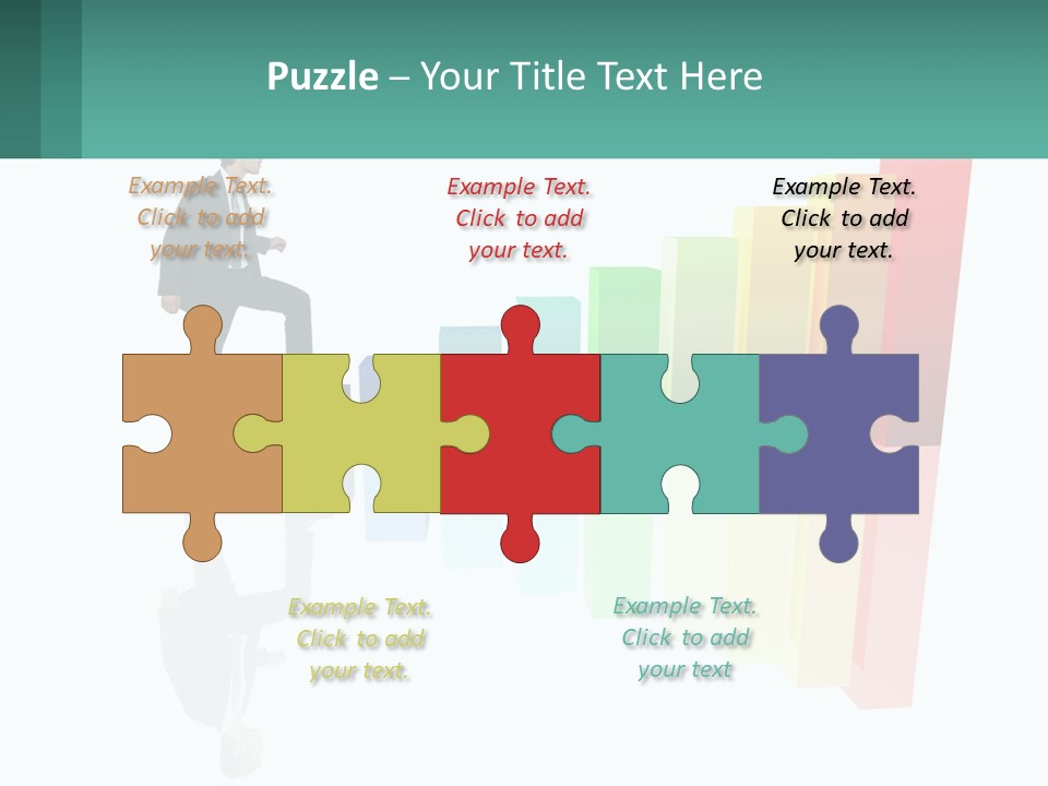 Teamwork Men Office PowerPoint Template