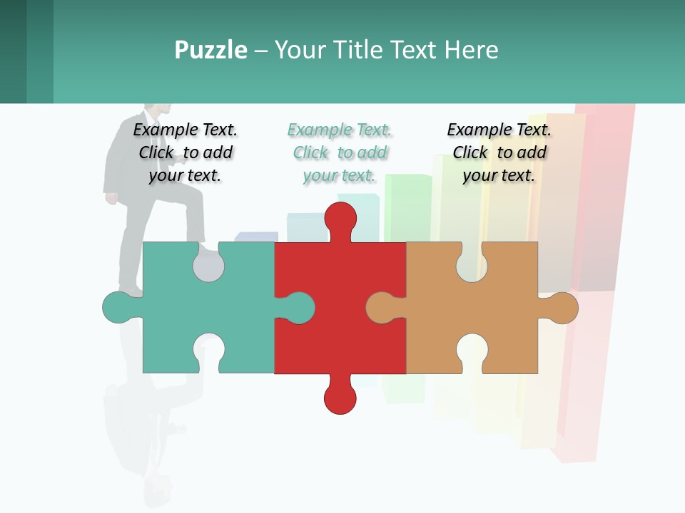 Teamwork Men Office PowerPoint Template